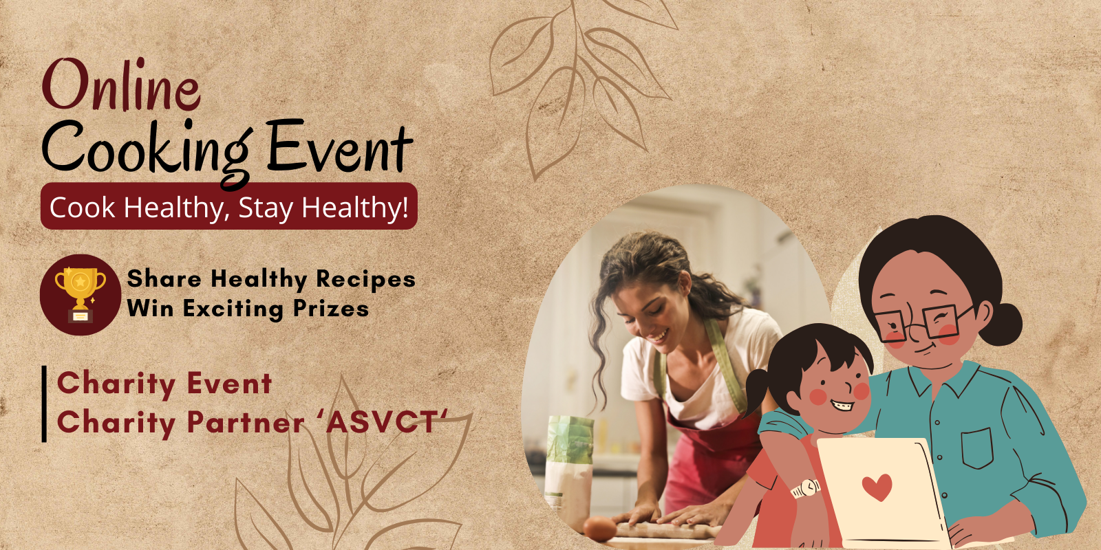 Monthly Healthy Cooking & Recipe Sharing Event